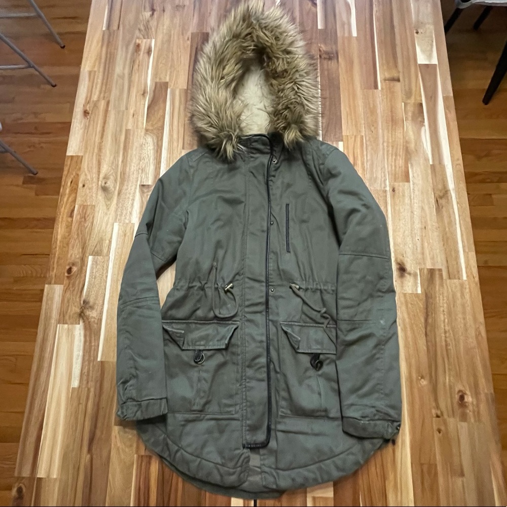 H&M Green Coat